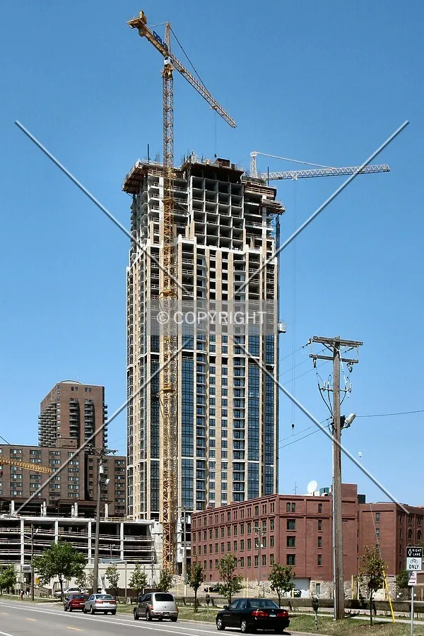 View to the northwest from 2nd Street South