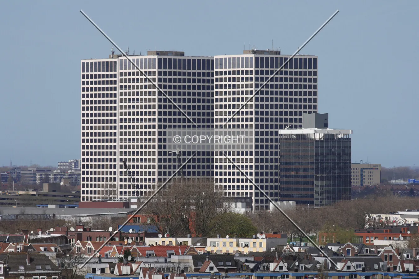 View from the southeast