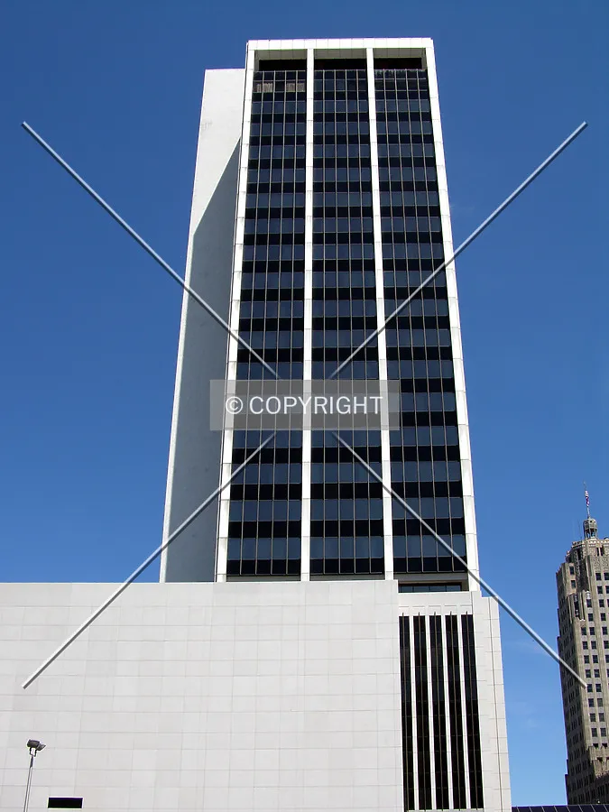 Looking up the west side from South Harrison Street