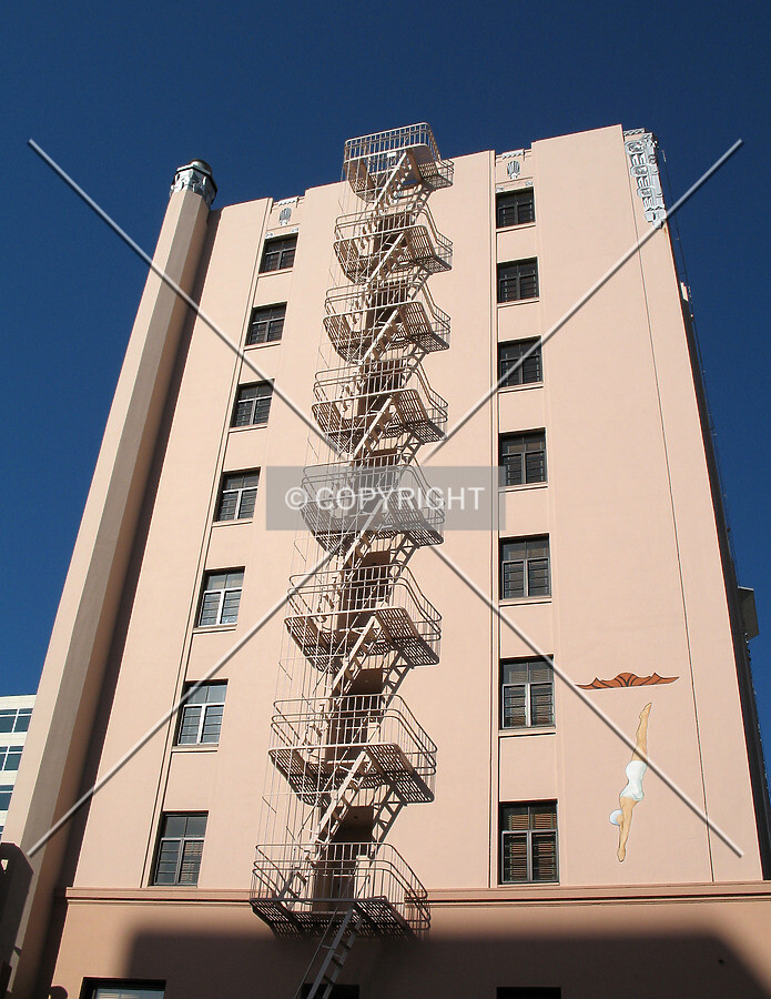 Looking up the west side from West Santa Clara Street