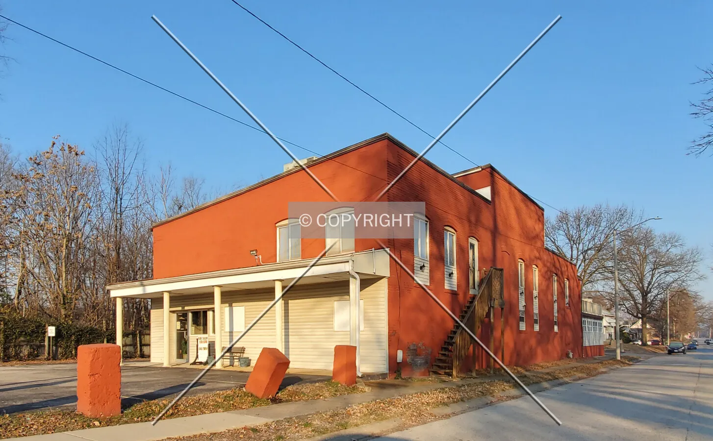 Southeast view; December 17, 2020