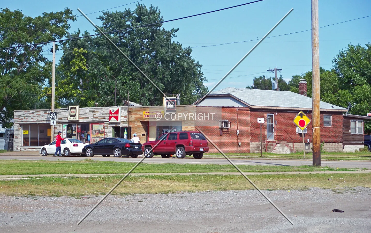 View from the northwest; July 1, 2008