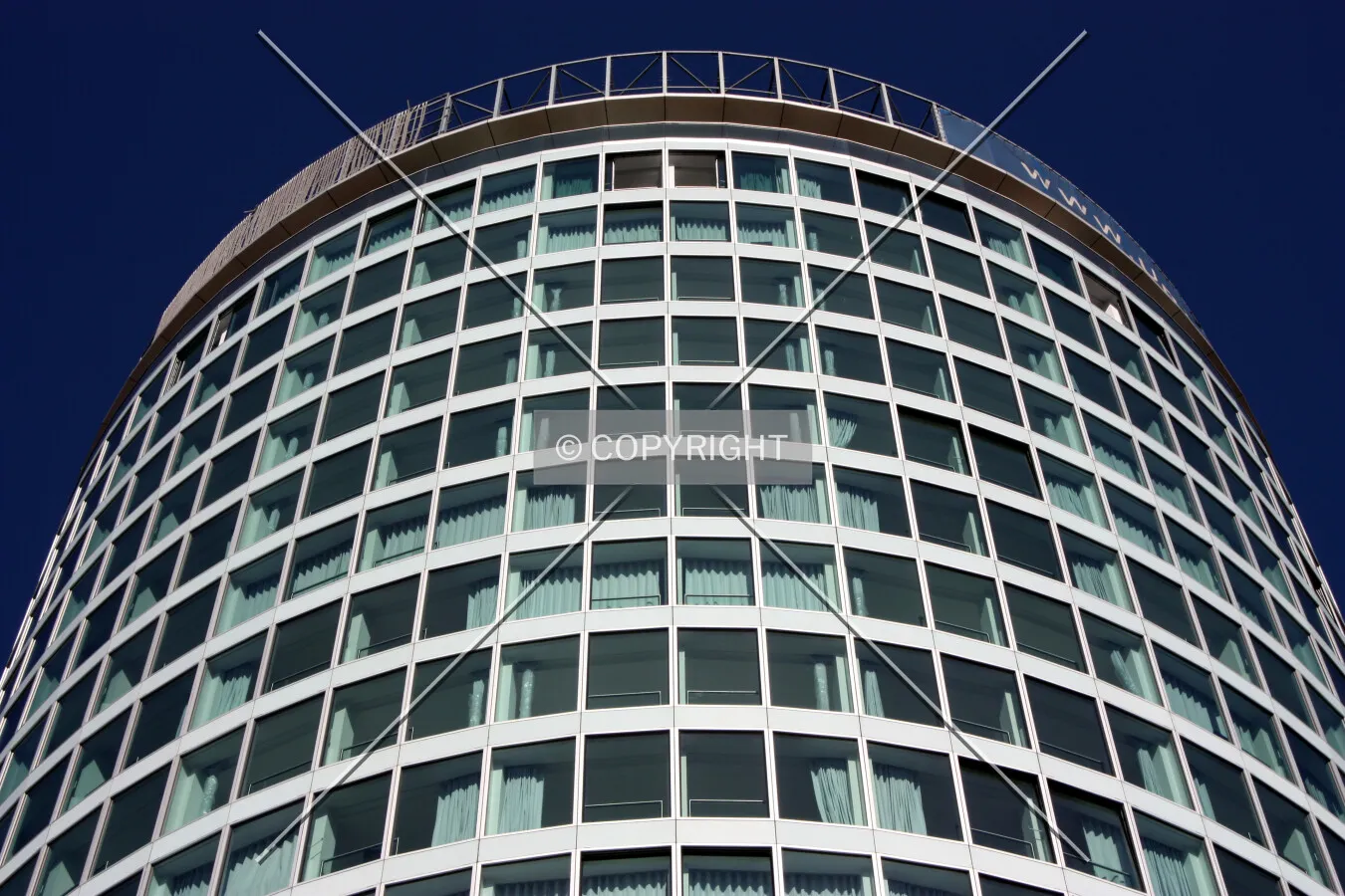 Looking up from the street