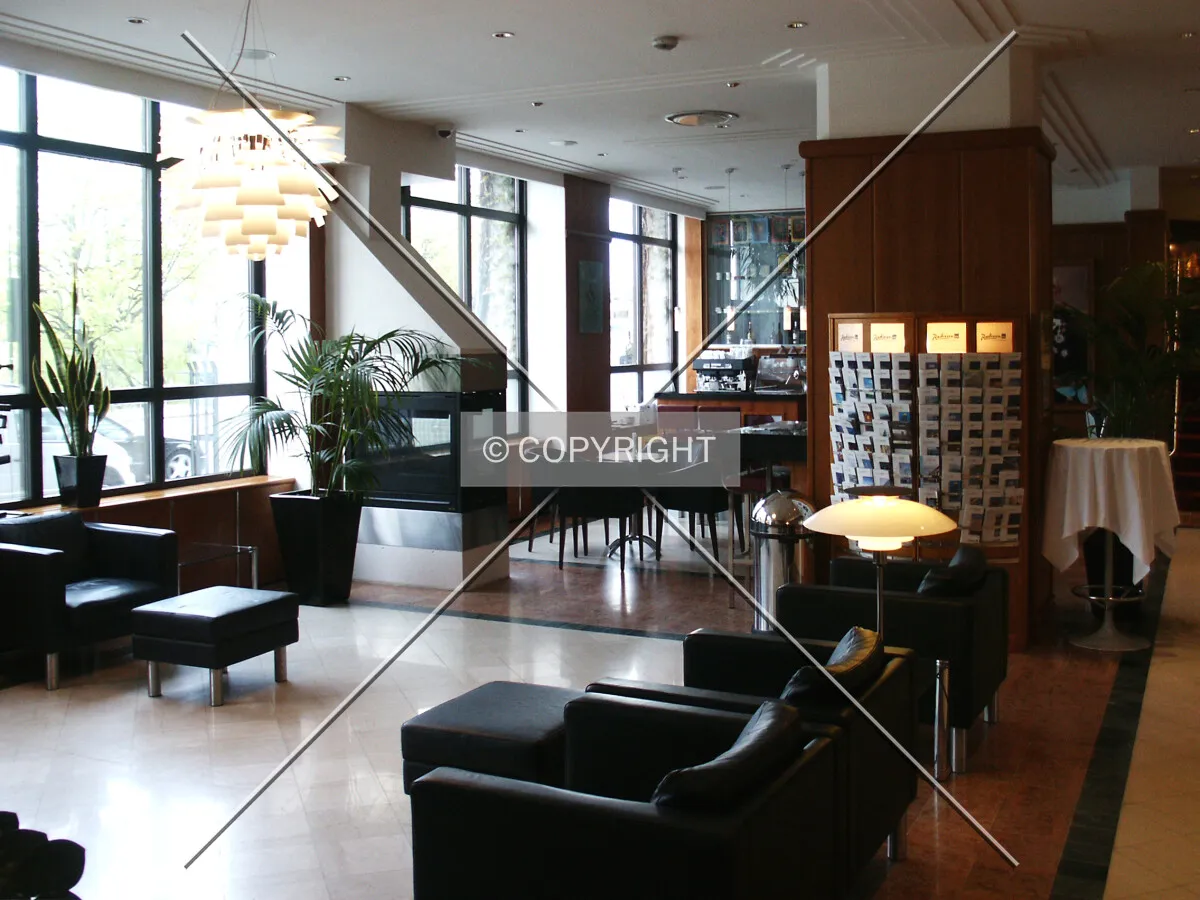 Lounge area in the lobby