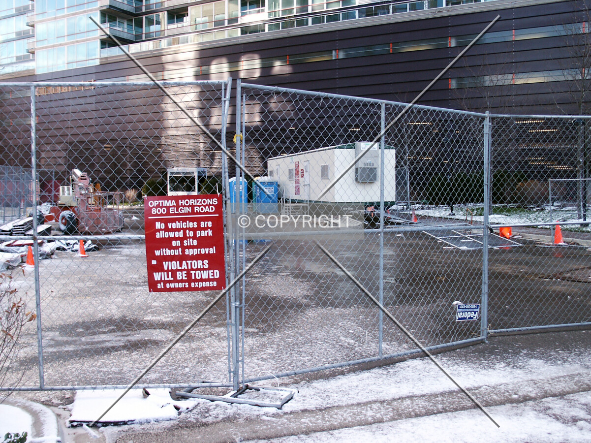 Construction yard / future parking lot