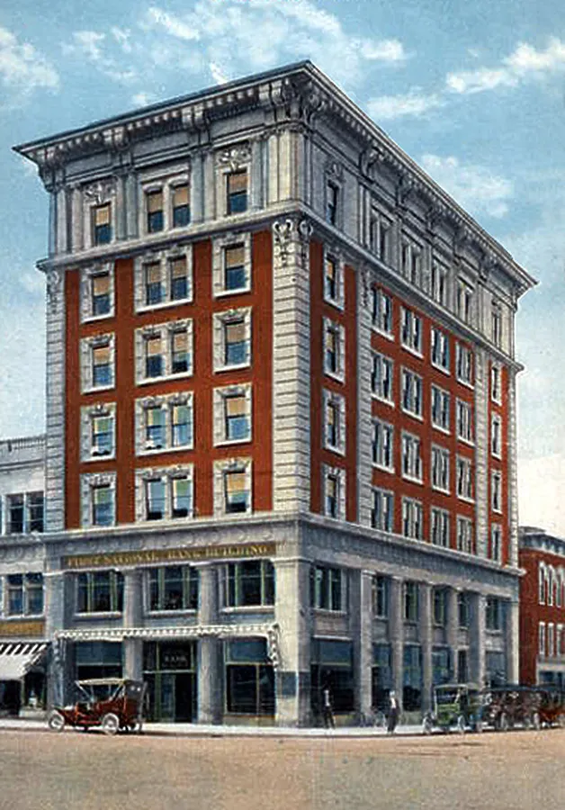Vintage view from the northeast