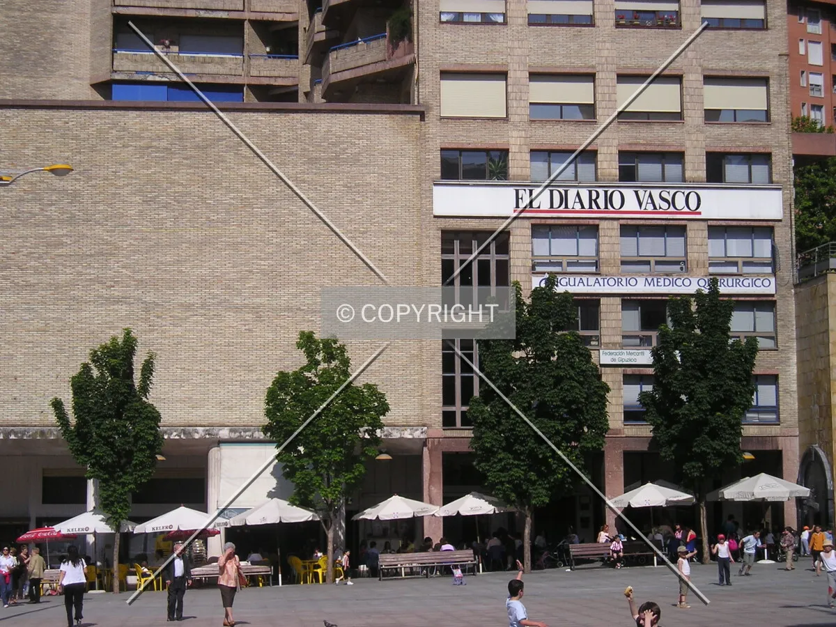 View of the lower part of the structure