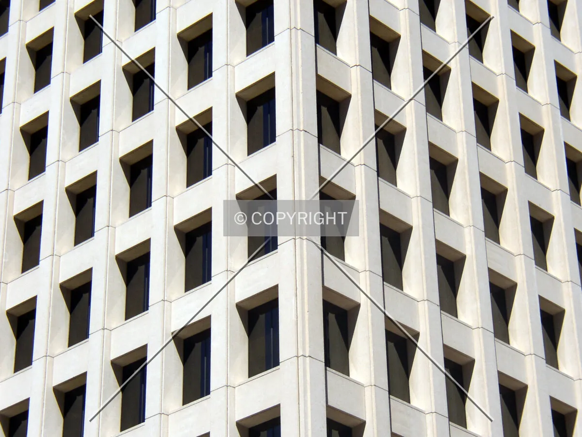 Detail of the facade on the southeast corner