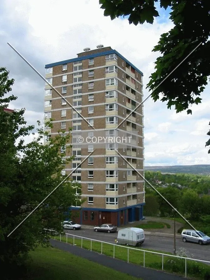 View from a nearby garden