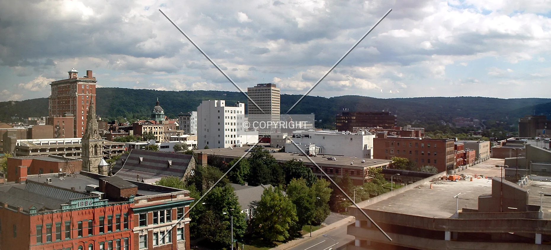 View from the northwest