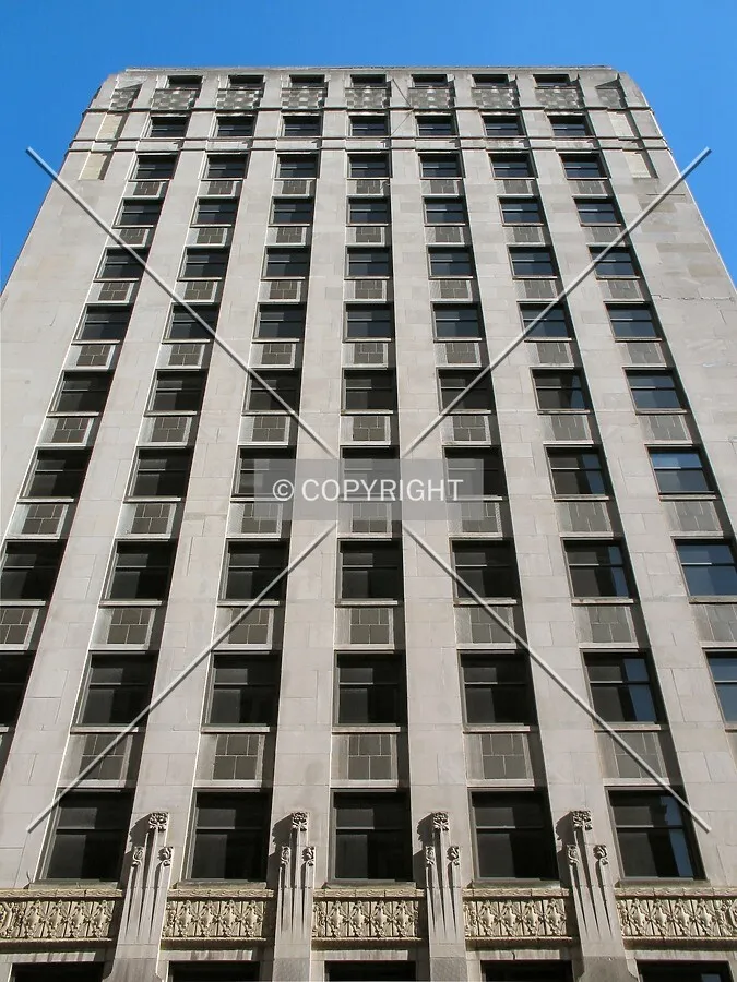 Looking up from East 4th Street