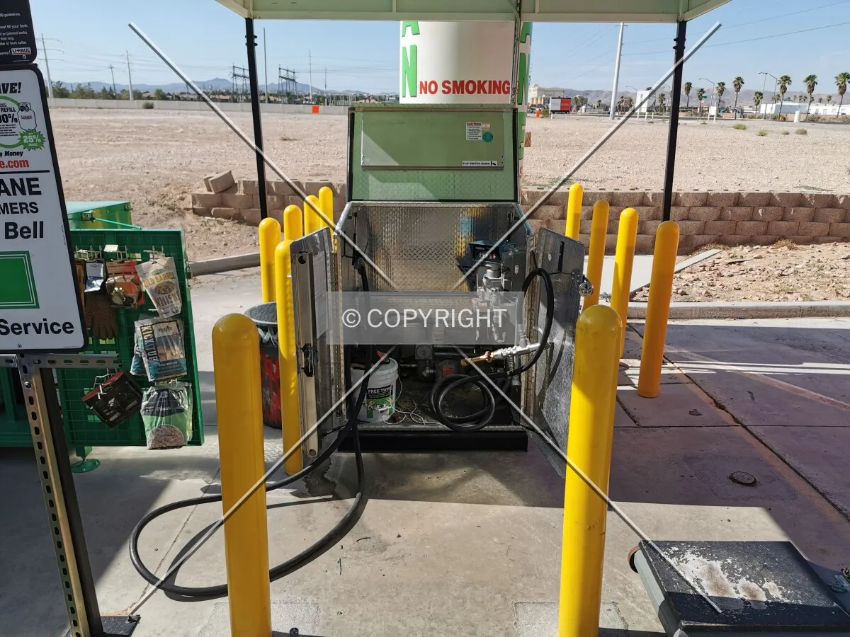 Propane fuel station