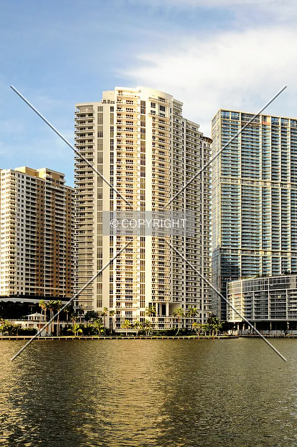 View from the north across the Miami River