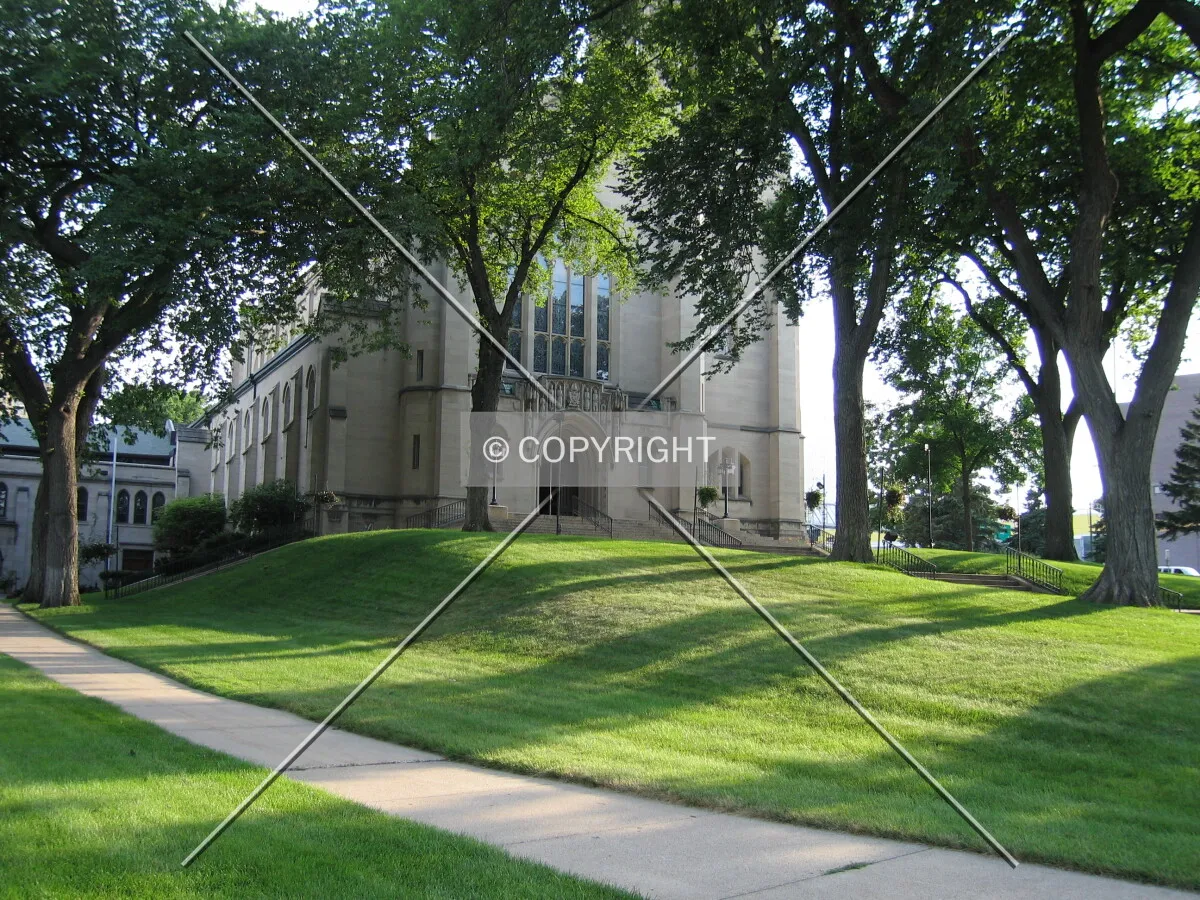 Approaching the grounds from the northeast