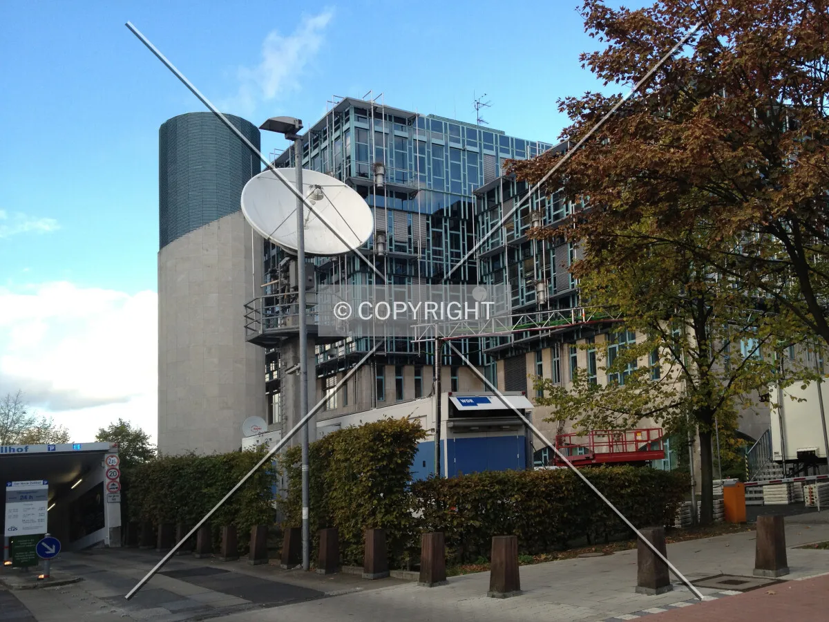 Satellite dish at the WDR building