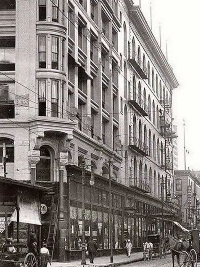 Vintage view from the northwest