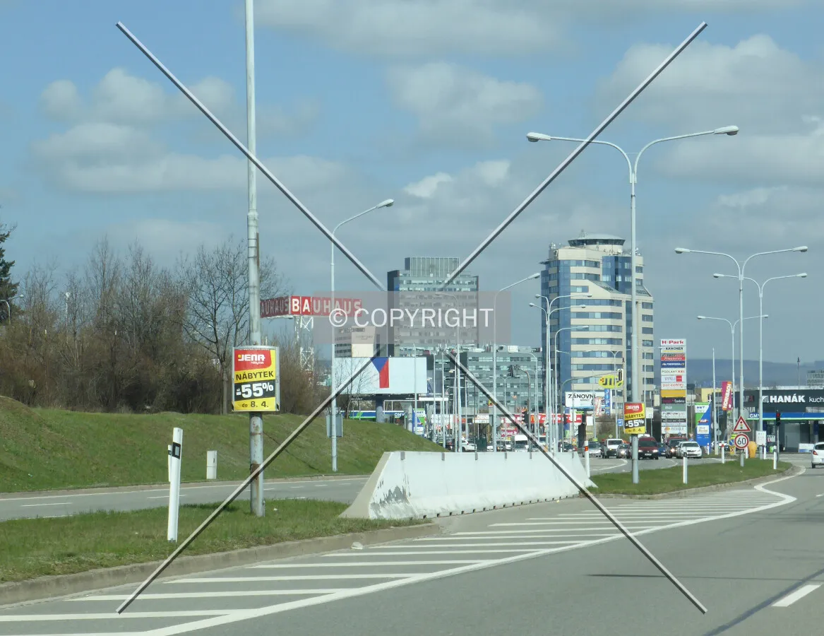 Entering Brno