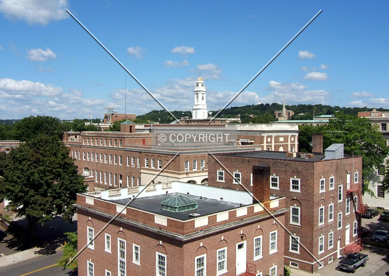View from the southeast