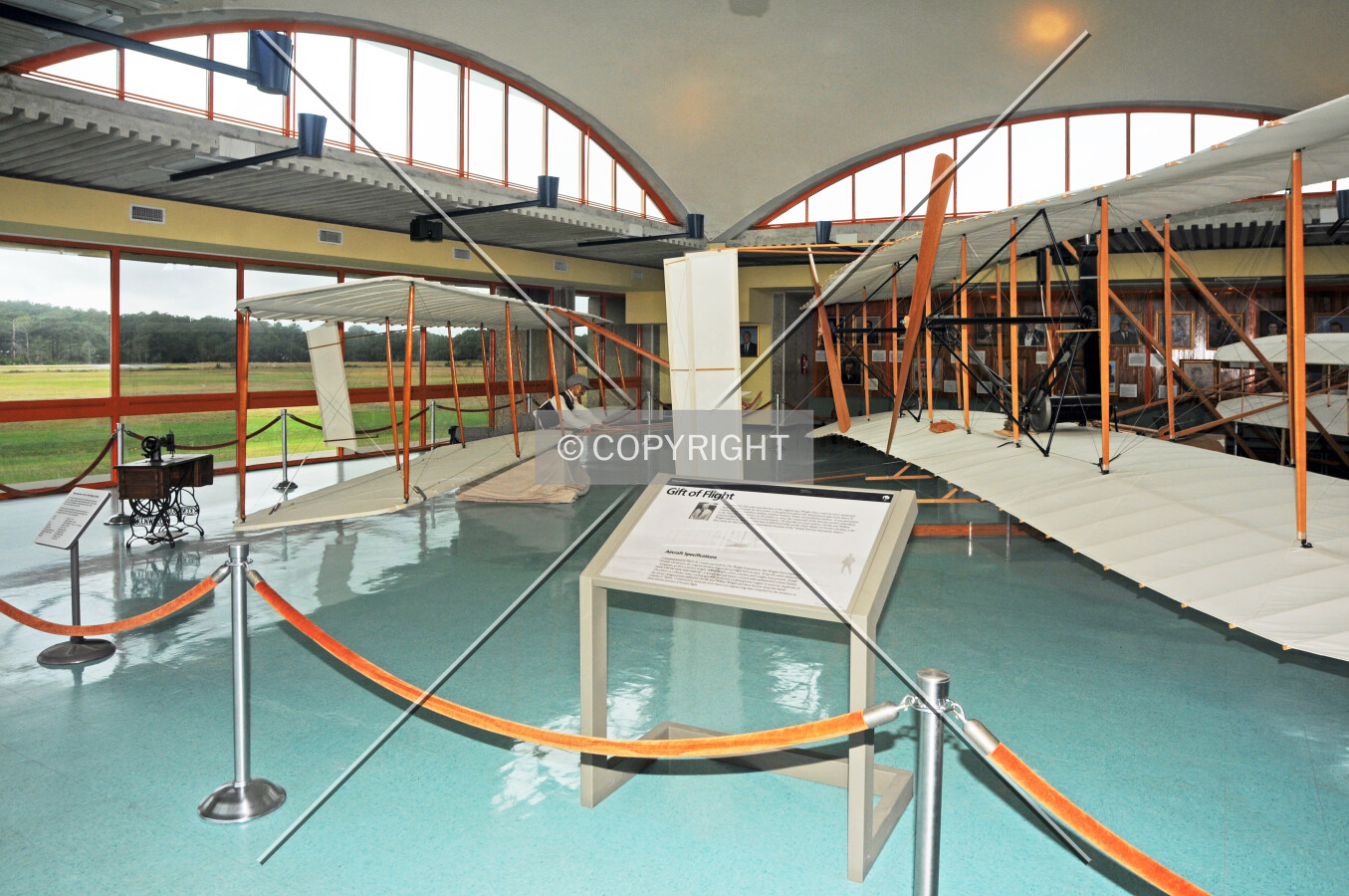 View of the Flight Room from the south