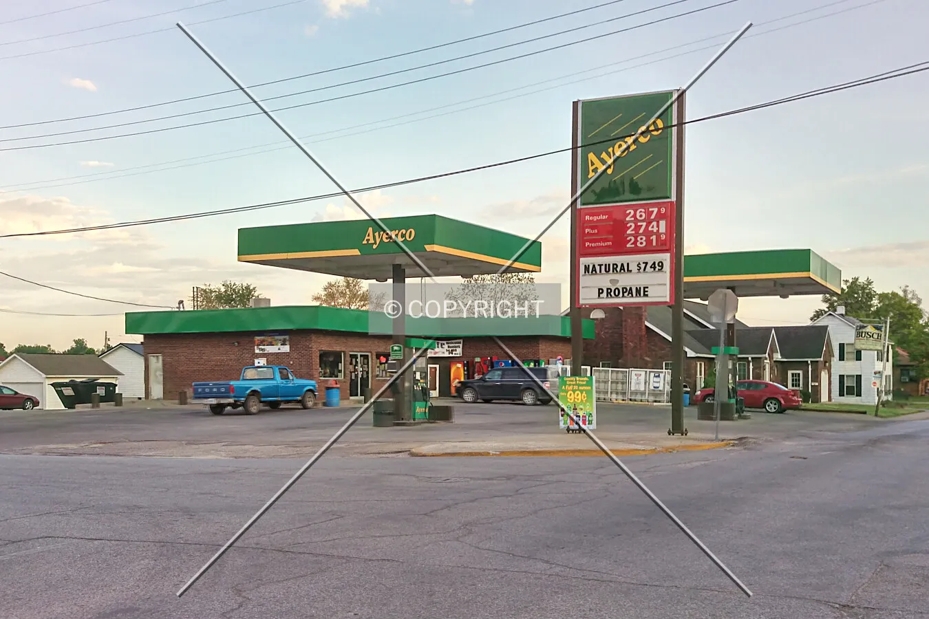 View from the northwest; May 5, 2015