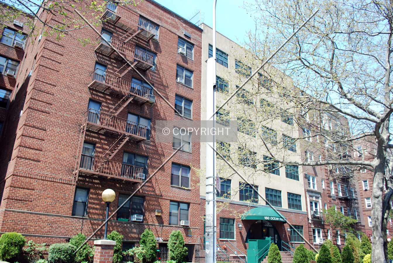 Viewed along Ocean Parkway