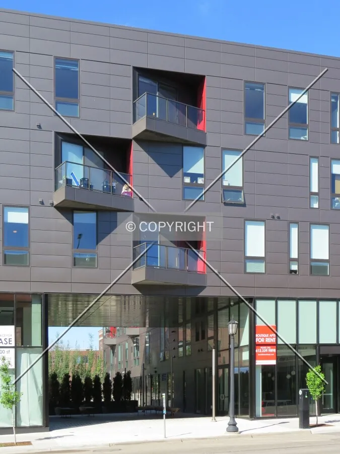 Washington Avenue courtyard entrance