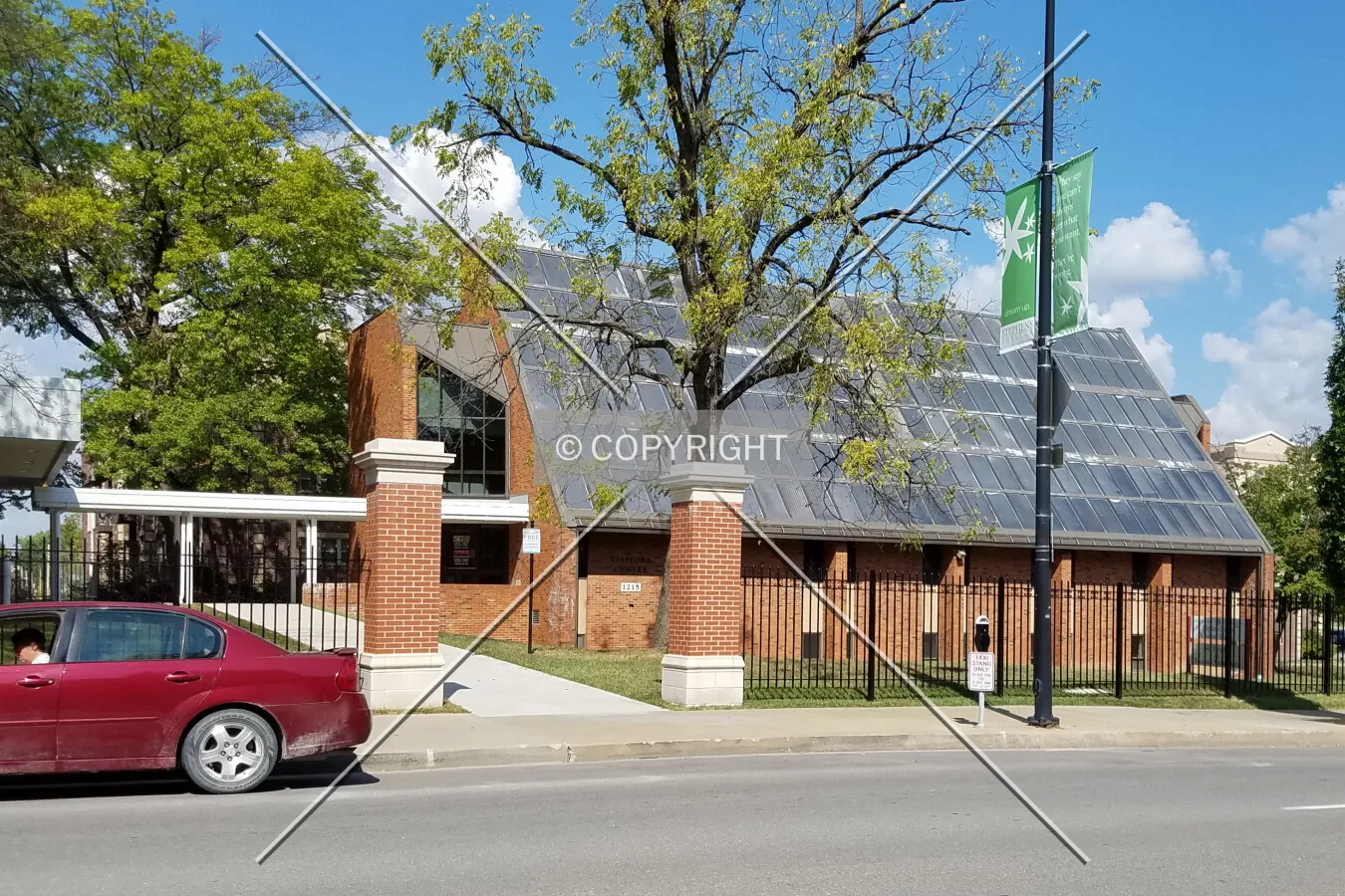 View from the southwest; September 23, 2017