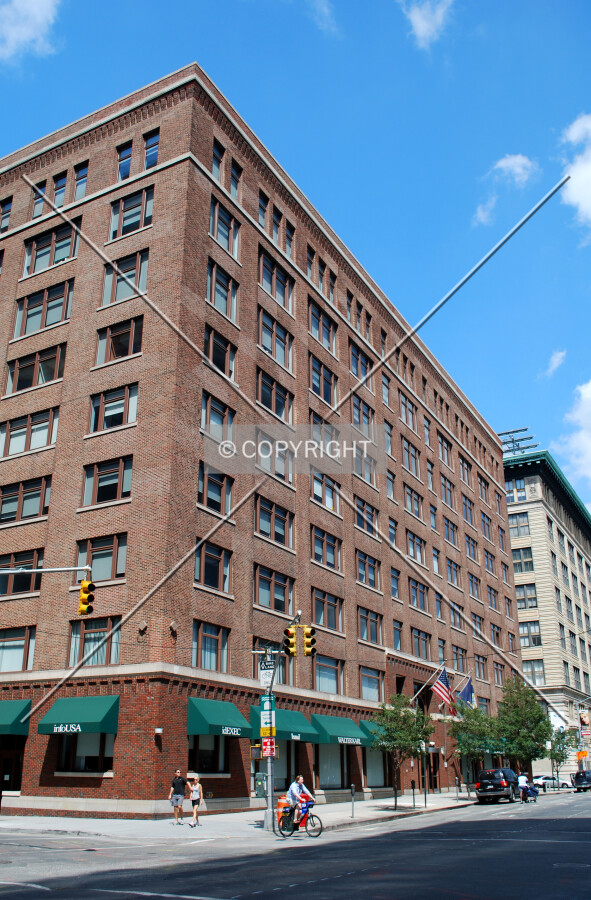 View along Greenwich Street