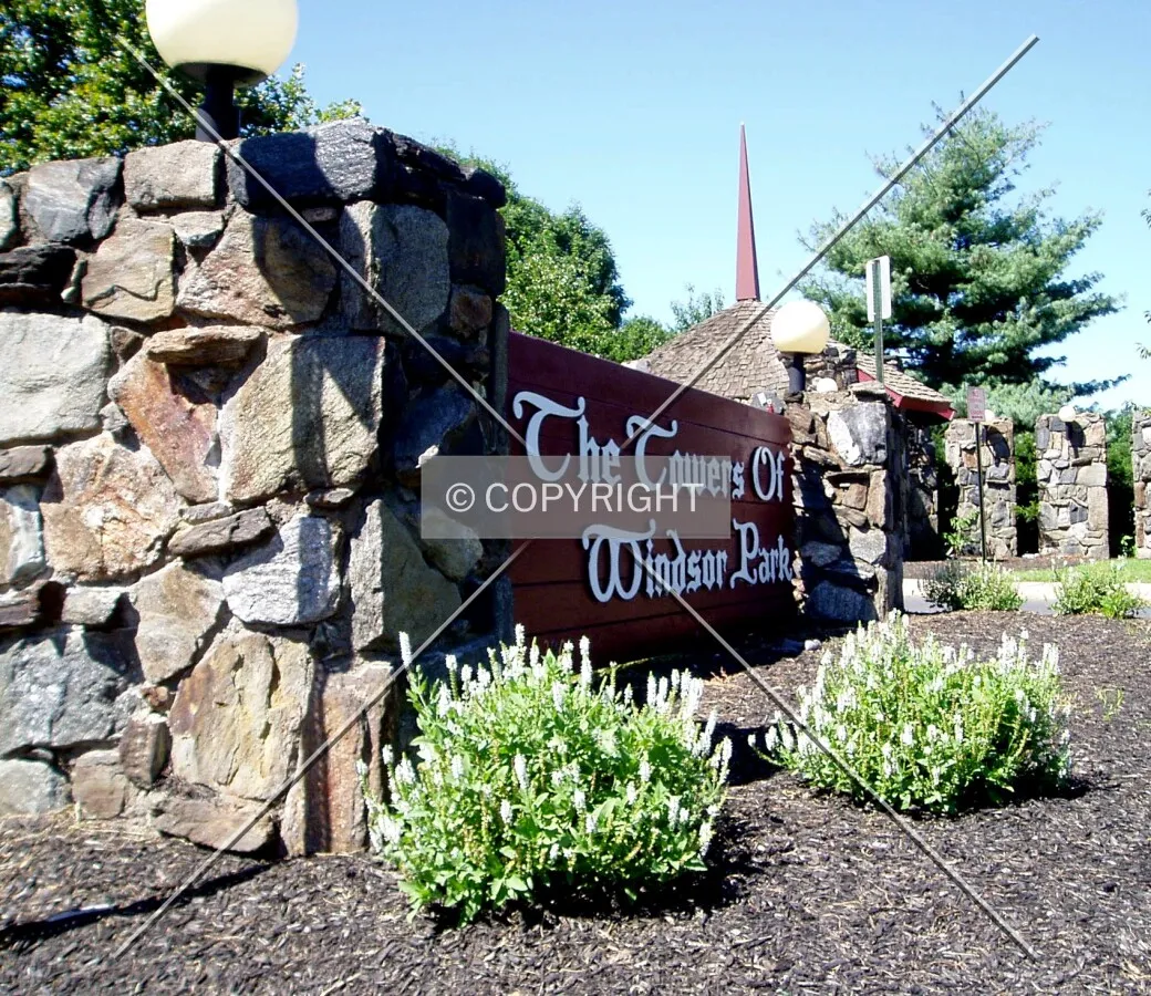 Sign at the complex entrance