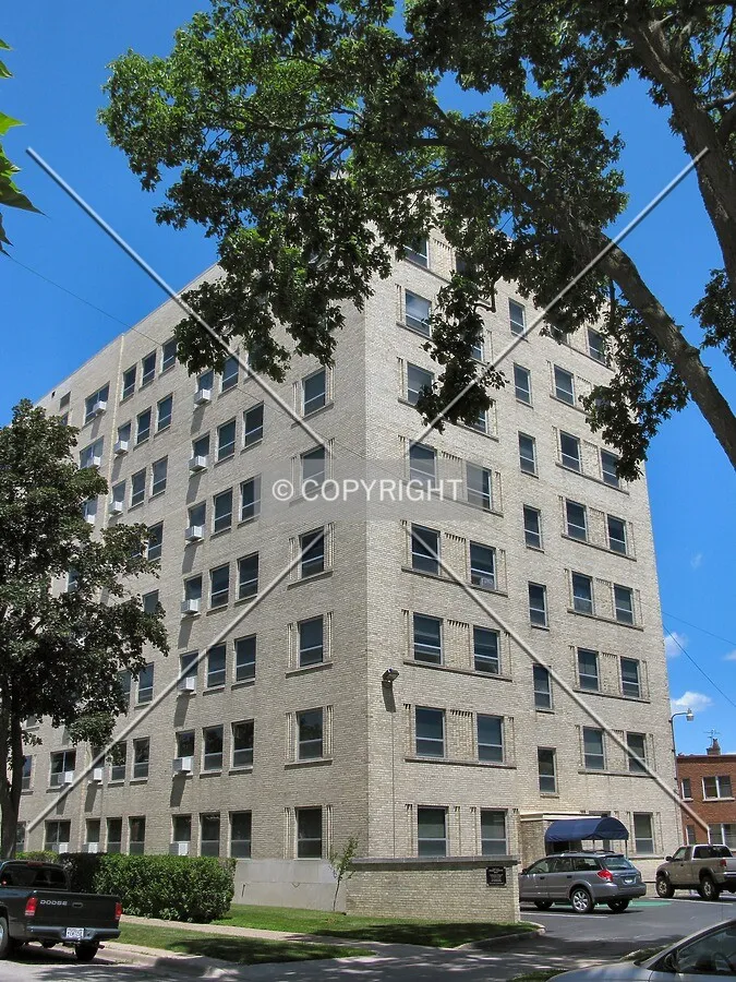 View to the northeast across 8th Street South