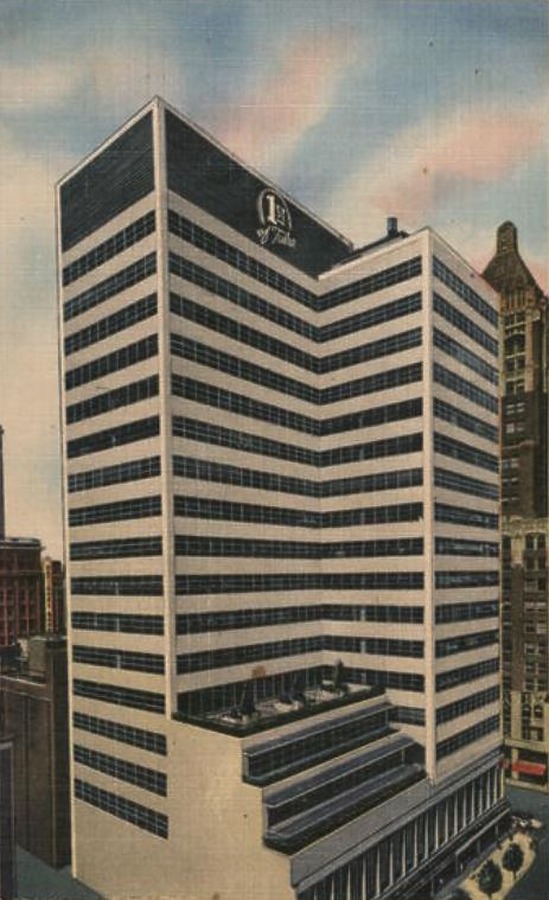 Vintage view from the southwest