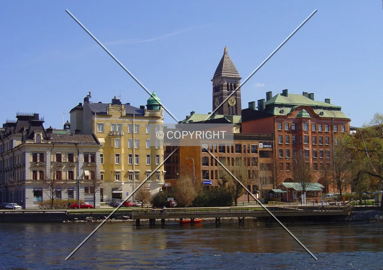 Waterfront buildings