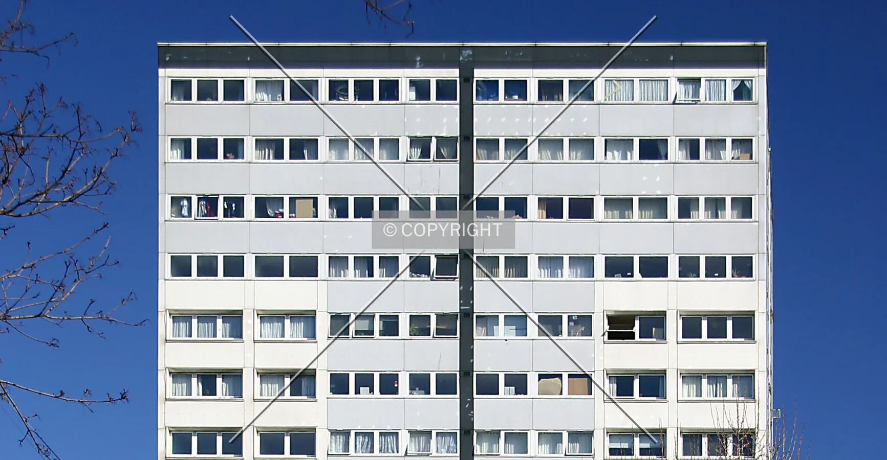 View of the top from the junction of Tollington Road and Hornsey Road