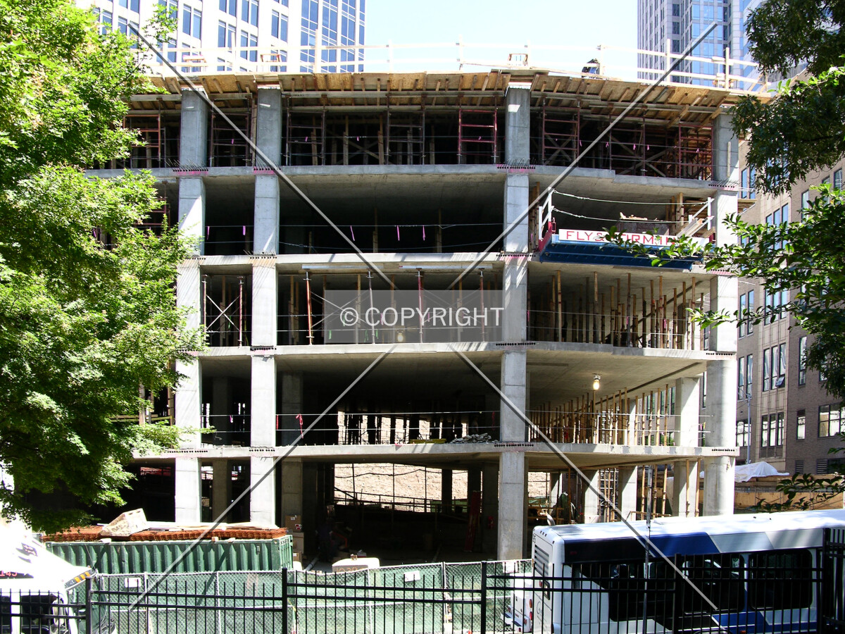 Looking east from Founders Park