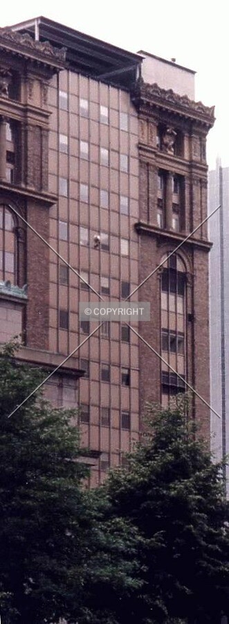 Partial view of north facade