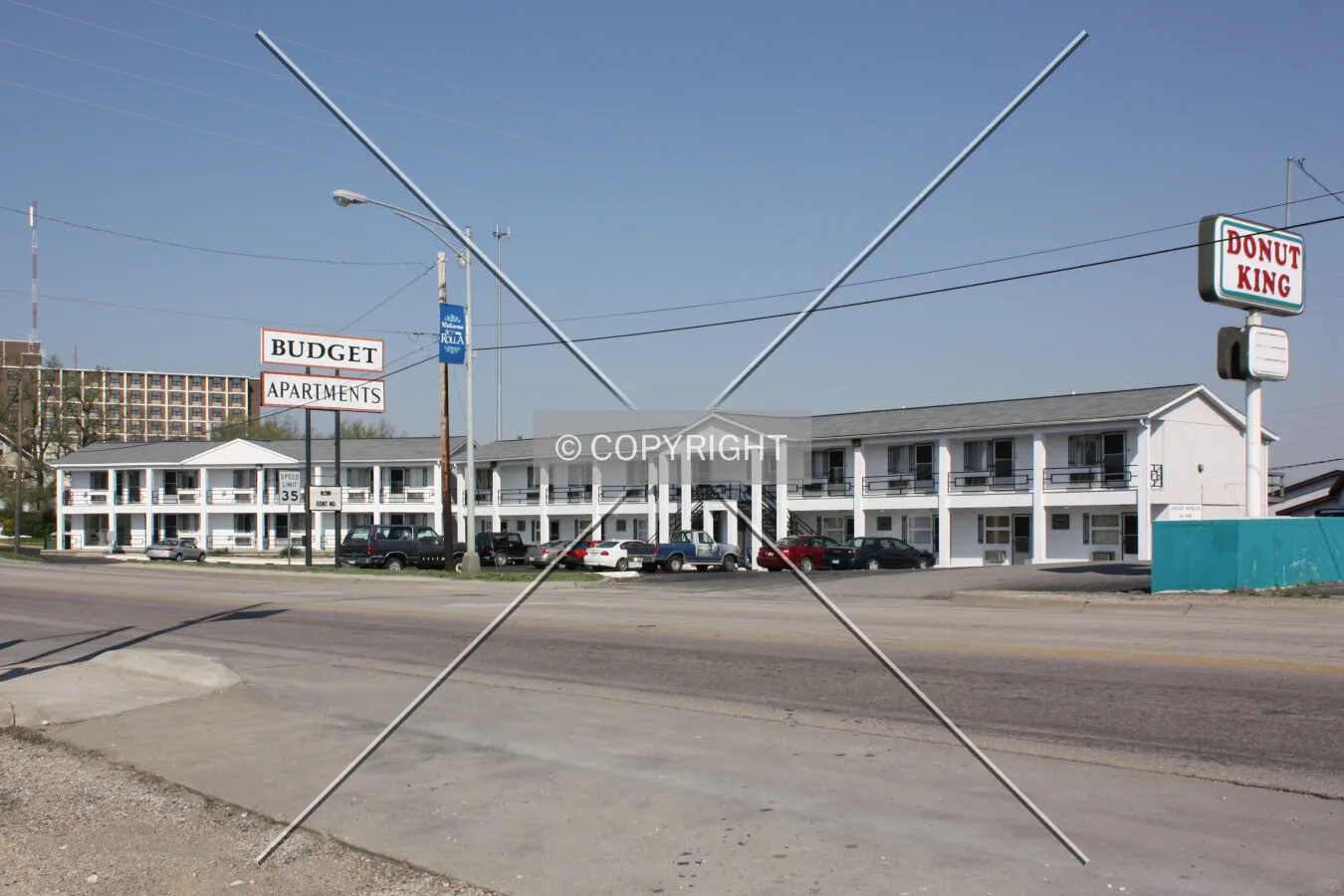 View from the southeast