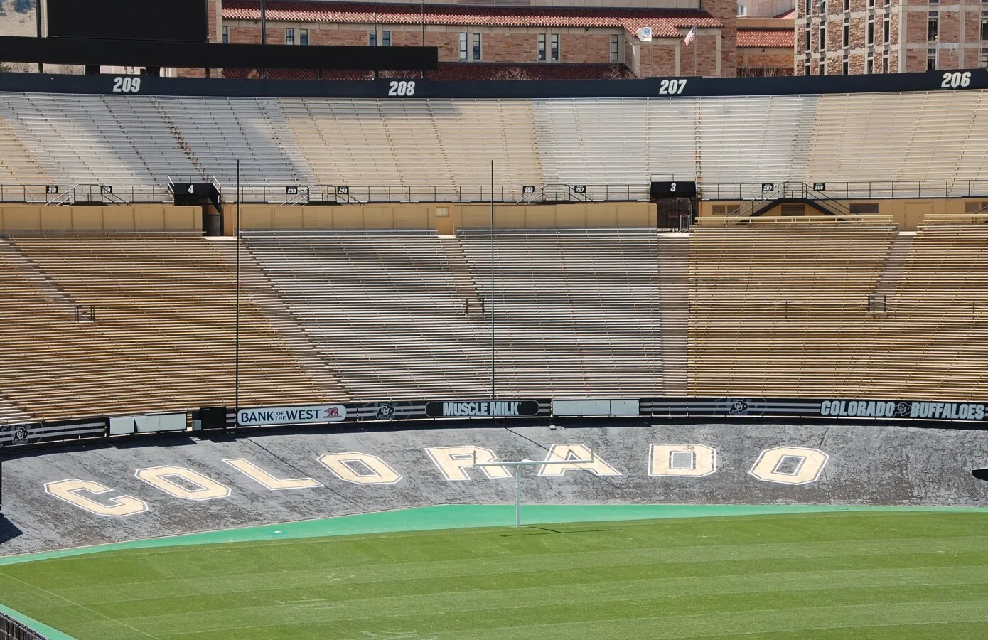 South end zone