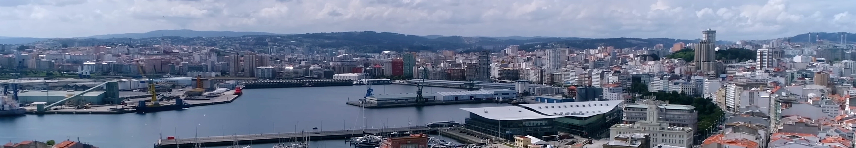 Panorama of A Coruña