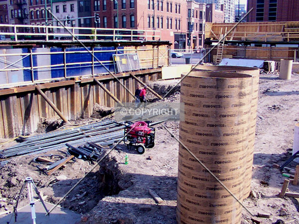 North side of the site looking east; 9 October 2002