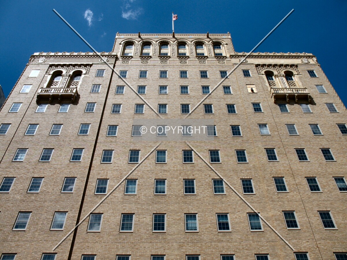 Looking up from 2nd Street SW