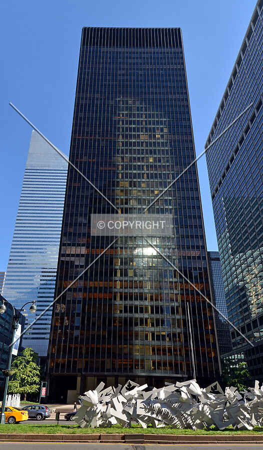 View from the northwest at Park Avenue and 53rd Street
