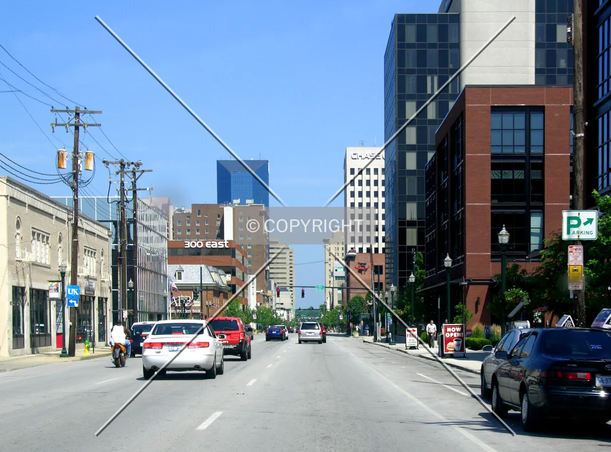 Looking northwest from Eastern Avenue