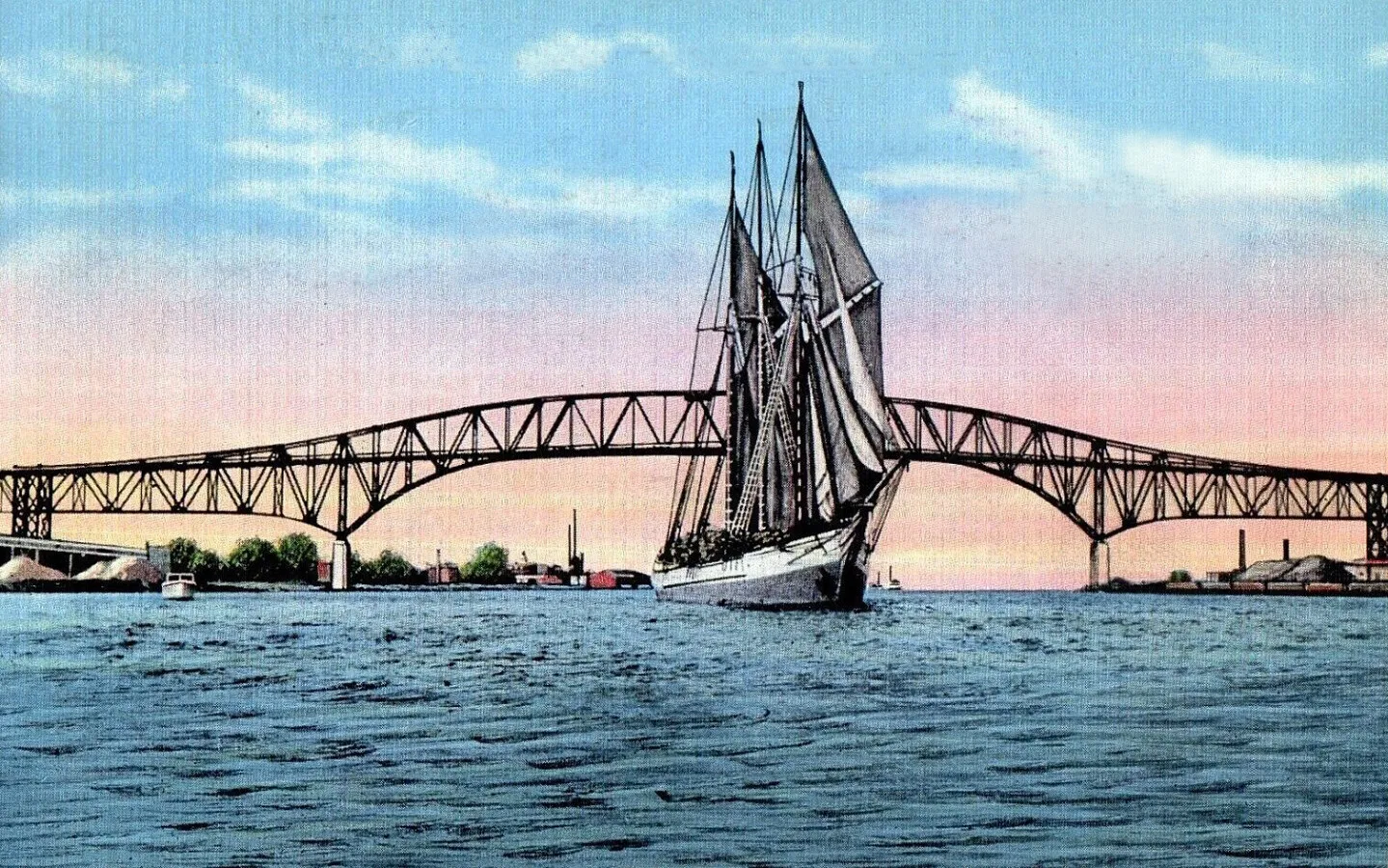 Vintage view from the south