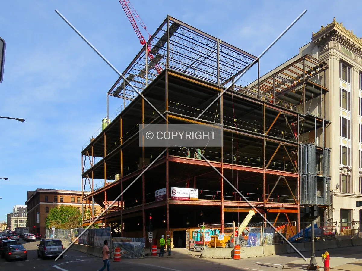 View to the north across Minnesota Street