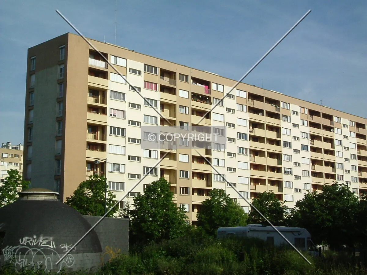 Face est depuis le Boulevard de l'Yser