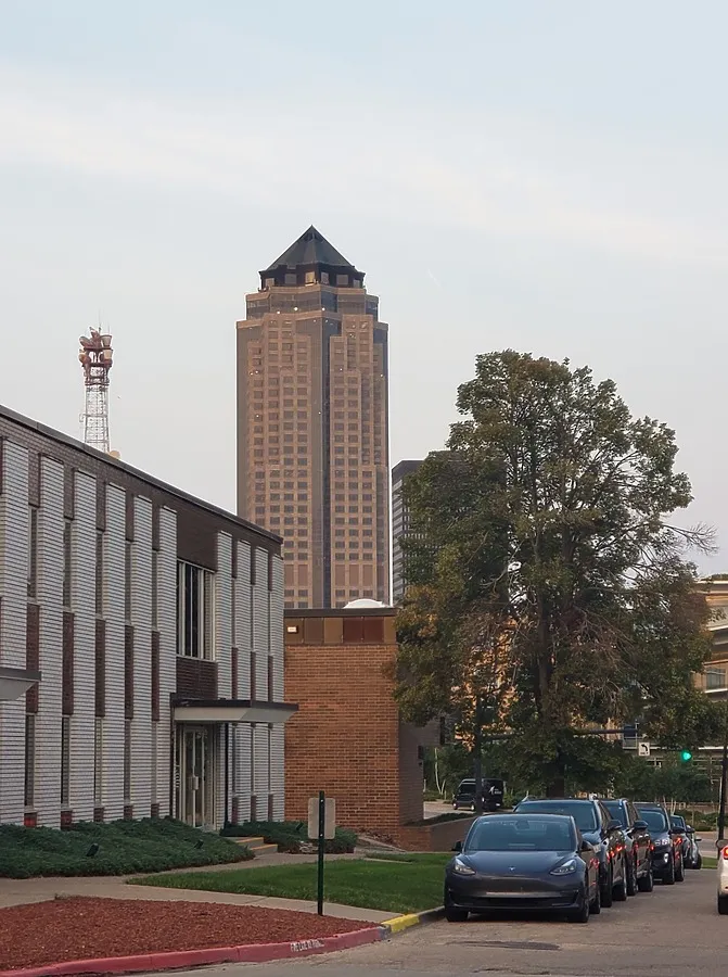 Distant view from the southwest