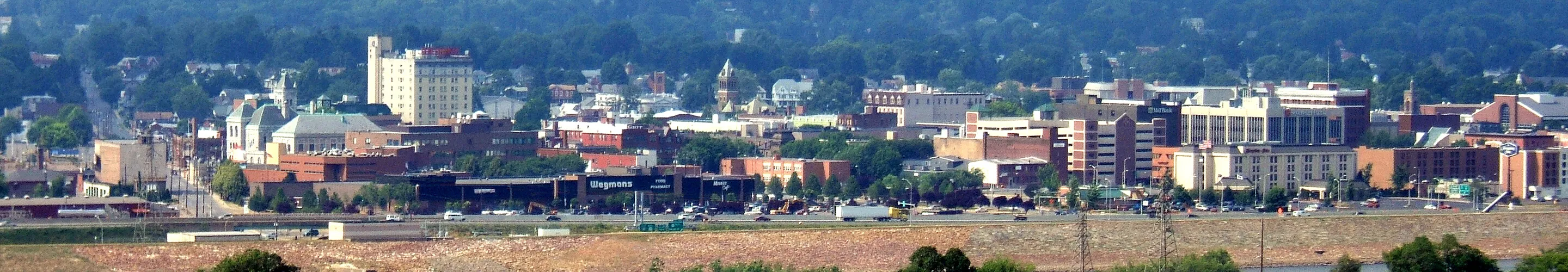 Downtown from the south