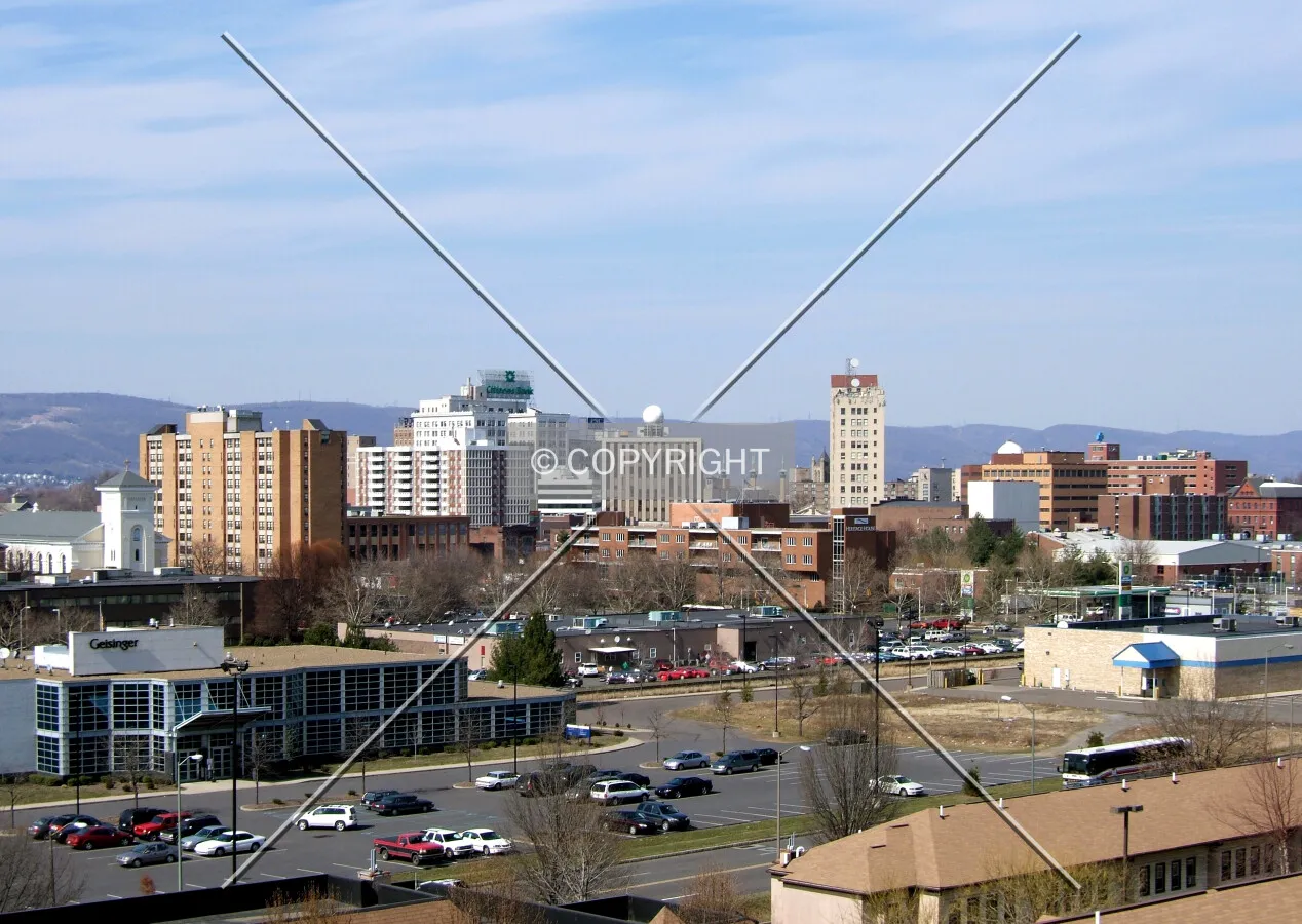 View from the south