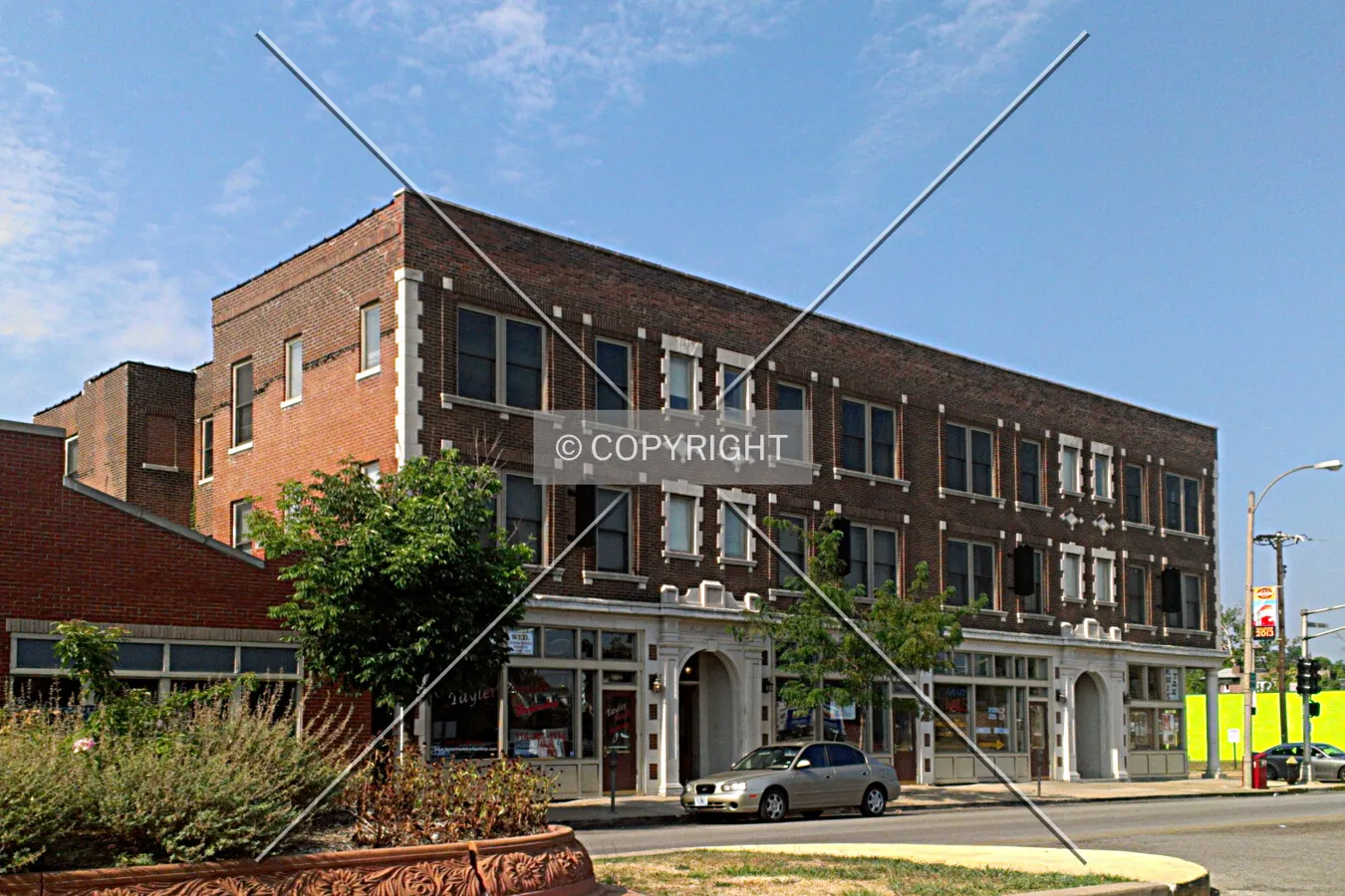 View from the northeast; July 12, 2012