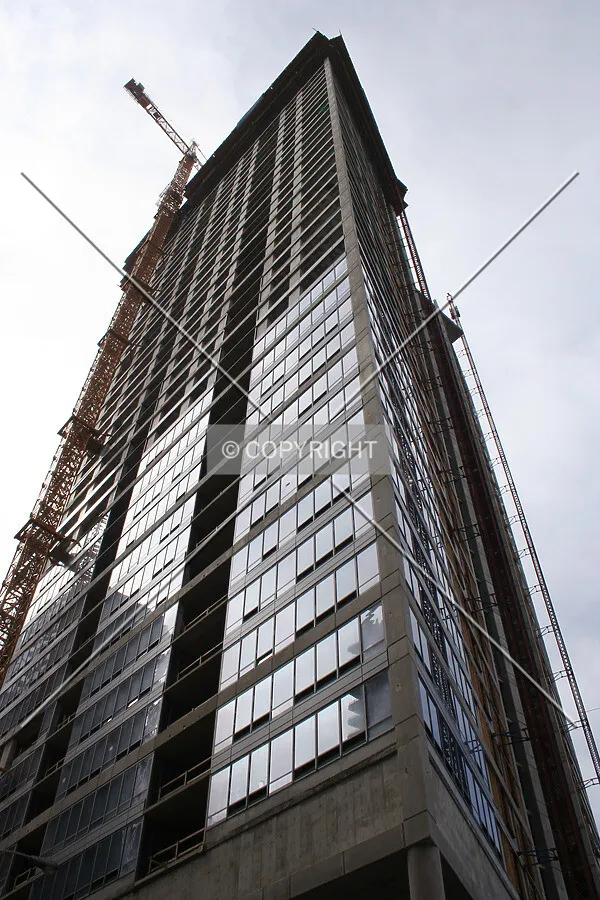Looking up from the southeast